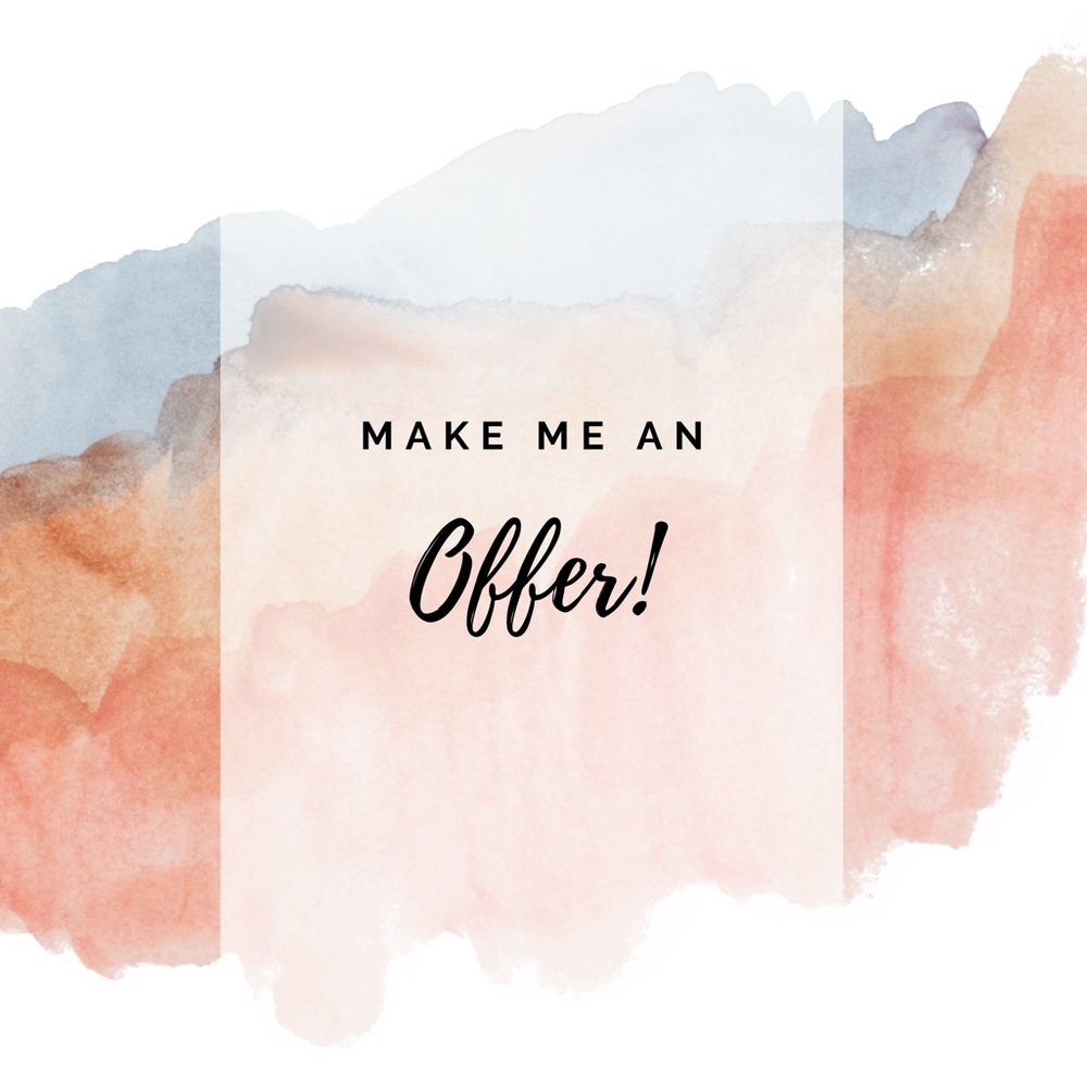 ✨ All Offers Welcome ✨